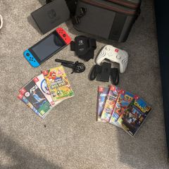 Nintendo plus 8 games with pro controller