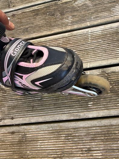 Gonex Inline Skates for Girls Boys Kids, Adjustable Light Up Roller Blades