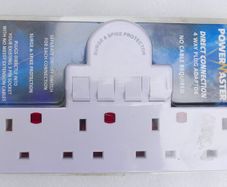 PowerMaster 4 Way Plug Adaptor - No Cable Required
