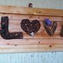 Rustic Love Driftwood Wall Woodart Image 2
