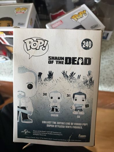 VAULTED Shaun of The Dead Funko Pop (Damaged box)