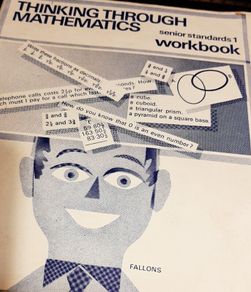 old Fallons maths shool book