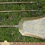 Antique Solid Brass Fireplace Set Image 8
