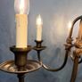 Very Good Antique Eight Branch Flemish Chandelier. Image 5