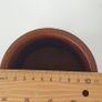 Turned round wooden box with lid Image 7