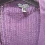 Talbots Grape Cotton Cardigan L Image 3