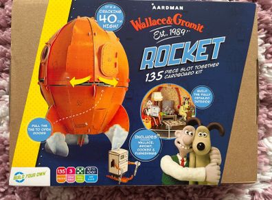 Brand New Build Your Own Wallace & Gromit Rocket Set