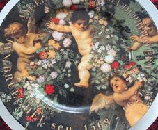 Large Arts Wall Plate with Hanging Mount.