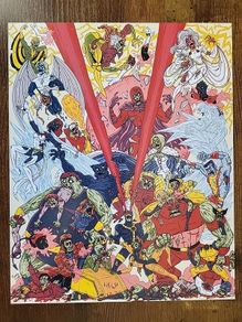 X-Men Zombie 8"x10" Art Print