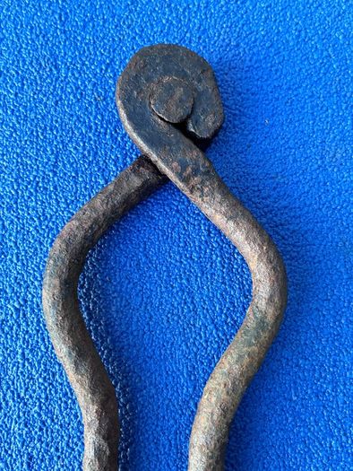 Antique fire tongs