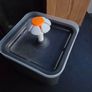 Cat water fountain and delayed feeder Image 2