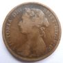 United Kingdom Half Penny 1886 Victoria Queen Image 2