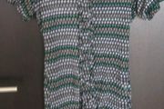 ladies black green and grey blouse size small/8