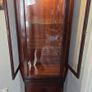 Corner glass cabinet (bought in 1983) in immaculate condition Image 2