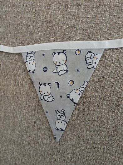 Bunting for baby's nursery or playroom.