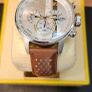 Invicta chronograph S1 rally Silver & brown watch men Image 2