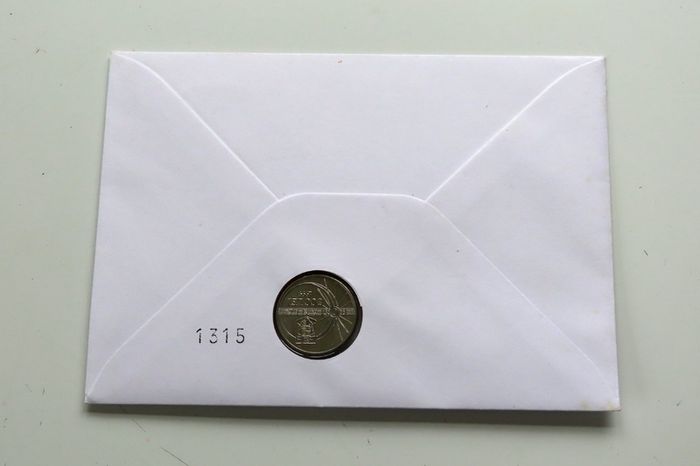 Total eclipse of the Sun first day coin stamp cover, 11 AUGUST 1999 Romania