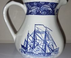 SALE! Small Blue and White WEDGWOOD Friendship Salem Milk / Cream / Water Jug