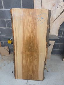 Live Edge Ash Slab - Kiln Dried