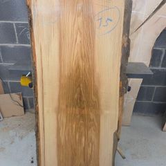 Live Edge Ash Slab - Kiln Dried
