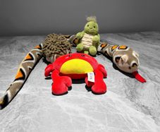 Pre Owned Bundle of 4 Soft Plushies. Animal Soft Toys Set