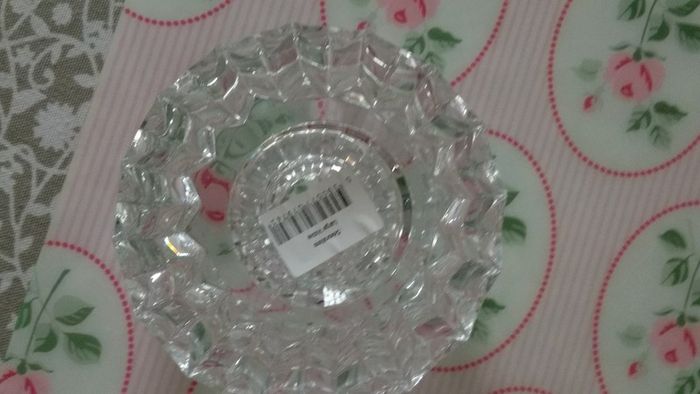 Tipperary Crystal Candle Holder - perfect condition as new