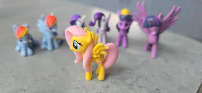 7 x HTF Tiny Mini Figures 1.5inch MLP G4 My Little Pony