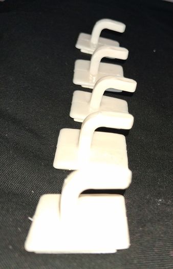x5 Bundle - Brand New Self Adhesive Multi-Purpose Wall Mounted Hooks - RRP - 3.19