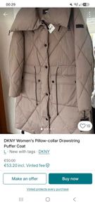 Womens DKNY Coat