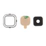 For Samsung Galaxy A5 A500 Camera Lens Rear Back Glass Cover With Frame Black - FHT23SMCL Image 2