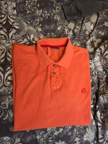 mens Paul Smith orange polo shirt