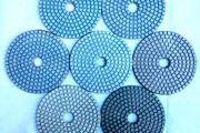 100mm,4" Wet Diamond Polishing Pads, 7 pieces set