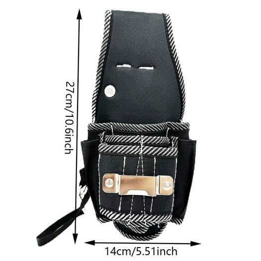 Tool Holders Insert Sheath Repair Waist Bag Electrician Simple Pocket Waist Hanging Tool Bag Portable Drill Holder Holst Pouch