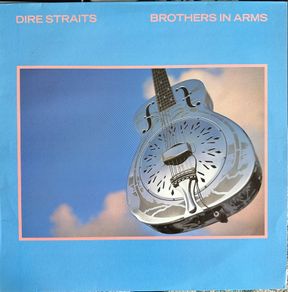 Dire Straits. Original Irish translucent version Brothers in arms with inner lyric sheet in vg++-nm condition
