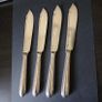 Antique Harrison Brothers & Howson Silver Plated Fish Knives Set of 4 HB&H Sheffield Image 2