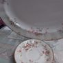 Royal Albert " Victoriana Rose" Ovel Platter + Saucers Image 2