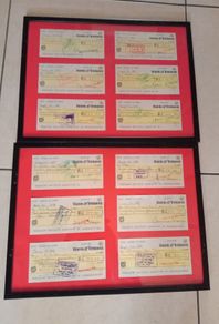 Vintage-Bank of Ireland-Cheques