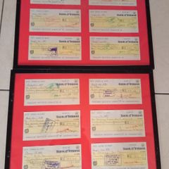 Vintage-Bank of Ireland-Cheques