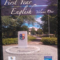 First Year English Volume One Second Edition, Nui Maynooth- Stephen O'neill