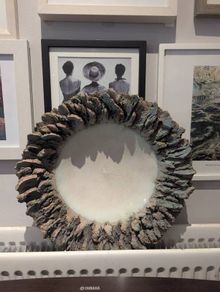 Handmade clay bowl home  decor
