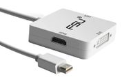 FSU Mini DisplayPort to HDMI/DVI/VGA 1080P Female Adapter (Brand New/Warranty)