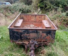 Vintage army trailer