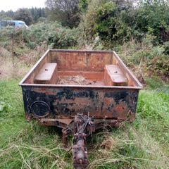 Vintage army trailer