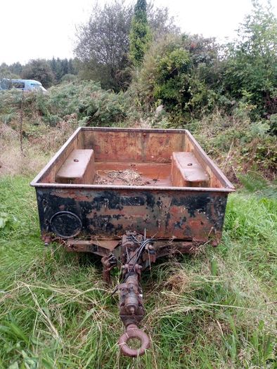 Vintage army trailer