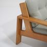Vintage Oak-Framed Model Bonanza Three-Seat Sofa by Esko Pajamies, 1960s. Image 8