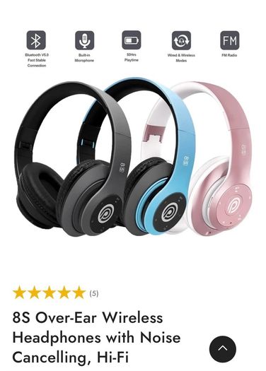 Wireless Bluetooth Headphones 8S