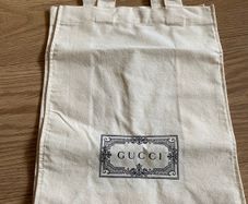 Gucci Canvas Shopping Bag