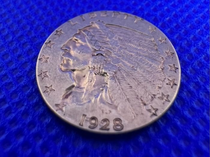 1928 American Eagle Indian Head Gold coin