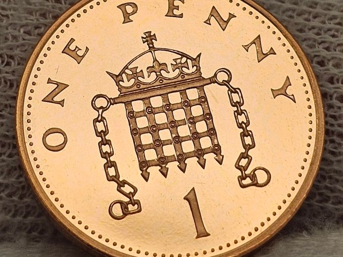 Great Britain  1997 1 Proof One Penny Coin Perfect