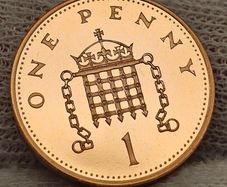 Great Britain  1997 1 Proof One Penny Coin Perfect